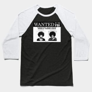 Angela Davis - Wanted Baseball T-Shirt